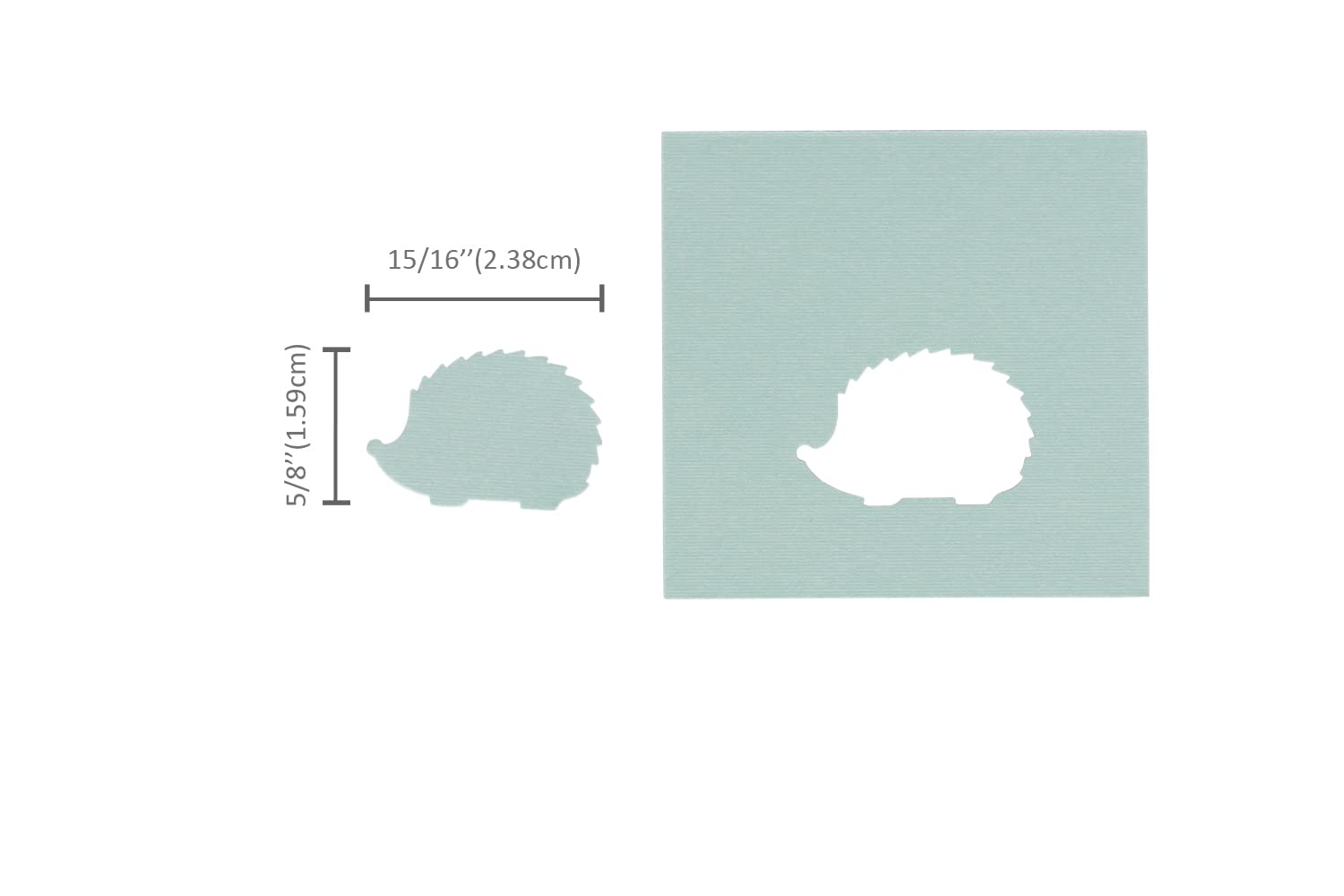 Bira Craft 1 Inch Hedgehog Shape Lever Action Hole Punch - Scrapbooking & Paper Crafting Tool for DIY Cards, Journals, and School Projects