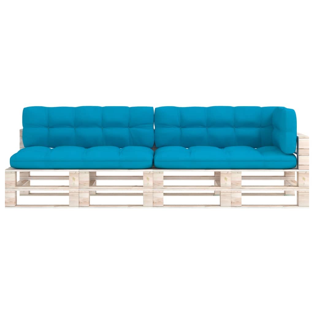 CHARMMA 5-Piece Outdoor Patio Sofa Cushion Set - Light Blue Water-Resistant Garden Seat Cushions 47.2
