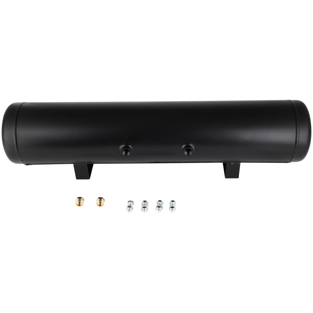 STAYTOP 5 Gallon (18 Liter) 7 Ports Suspension Air Ride Bag Train Truck Horn Air Tank 200 PSI - Heavy Duty Air System for Semi Trucks, Trailers & Custom Vehicles - Perfect for Off-Roading, Towing & Performance Upgrades