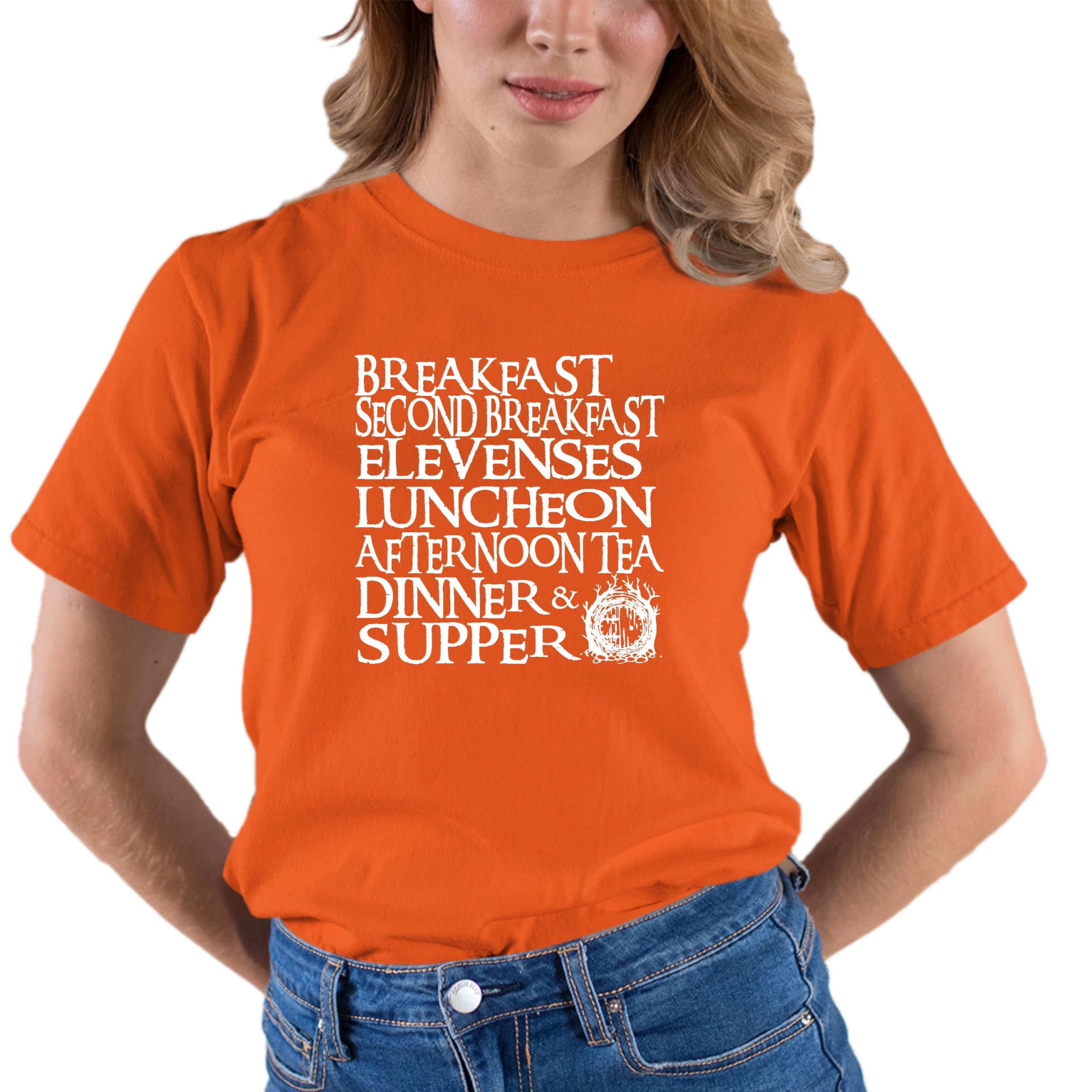 Go All Out Adult The Seven Daily Meals Graphic T-Shirt - Comfortable Cotton Tee for Casual Wear, Gym, and Everyday Outfits