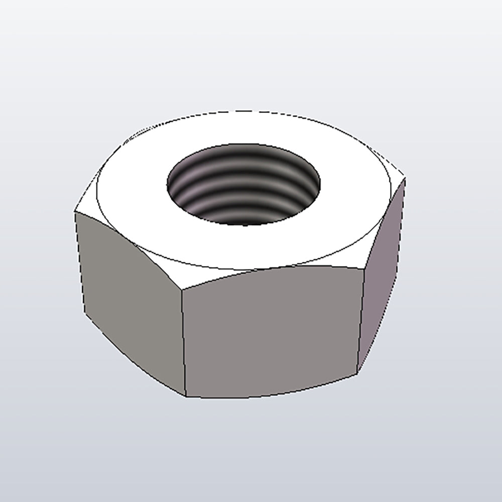 BG1600S M10 42 Hex Nut - High Strength Steel Fastener for Automotive, Machinery & DIY Projects