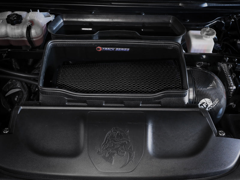 aFe 21-23 RAM 1500 TRX Track Series Carbon Fiber Cold Air Intake System with Pro 5R Filter - High Performance Air Intake for Off-Roading & Racing