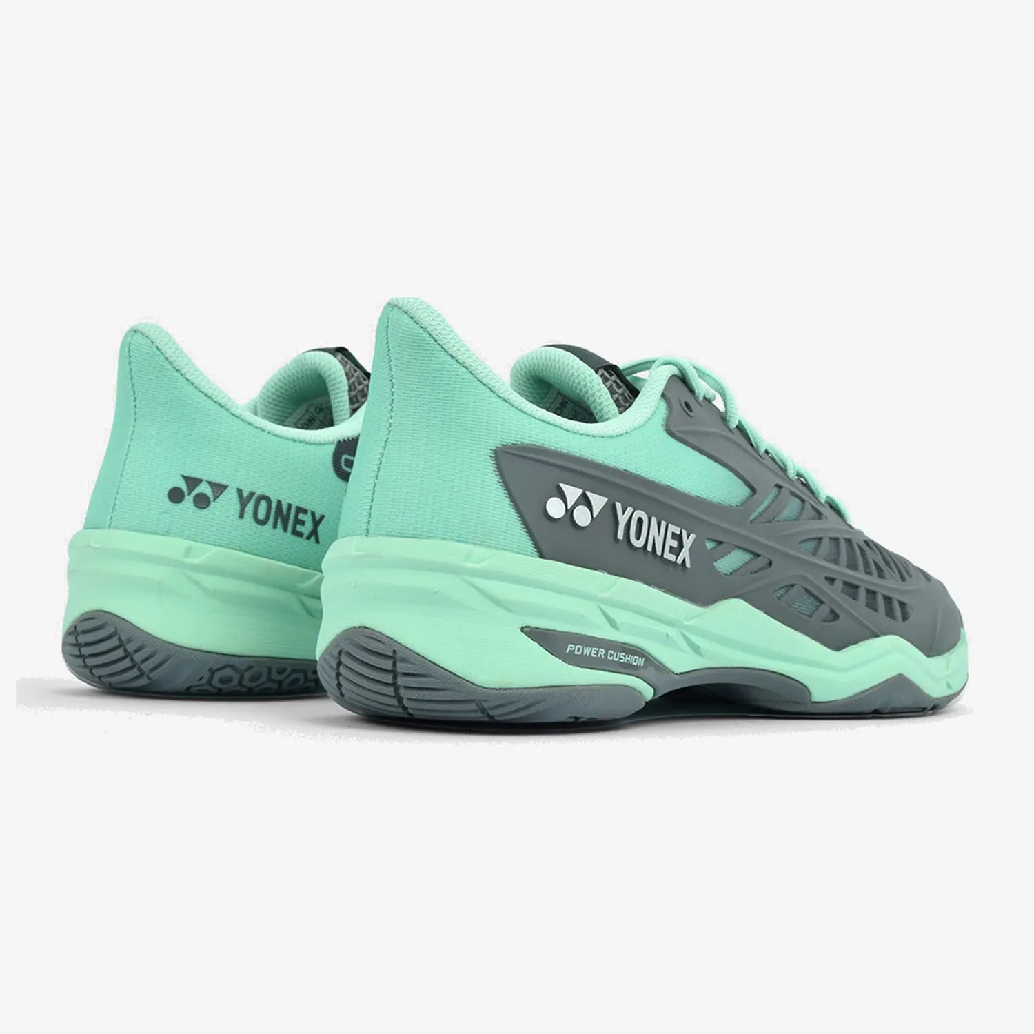 Yonex Cascade Drive Tennis Shoes - Gray/Pale Green | Lightweight & Durable for Court Performance | Perfect for Competitive Matches & Training