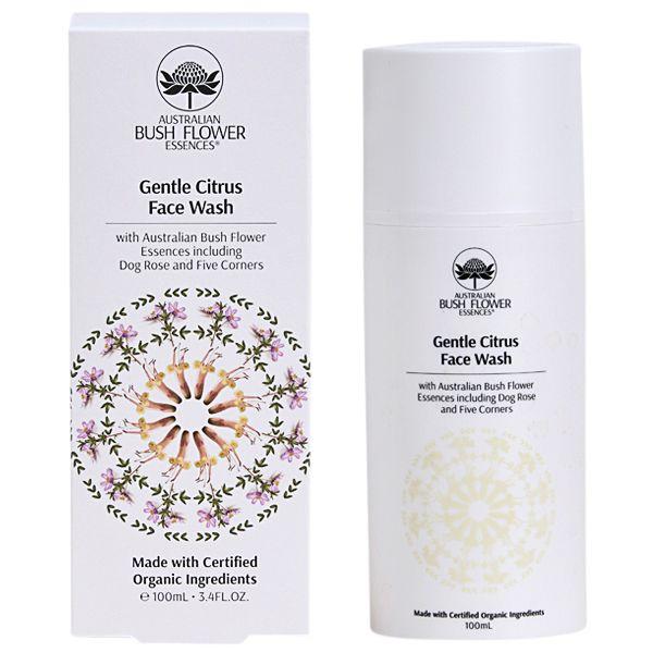 Gentle Citrus Face Wash with Australian Bush Flower Extract | Natural & Hydrating Facial Cleanser for Sensitive Skin | Perfect for Daily Skincare Routine & Morning Refresh