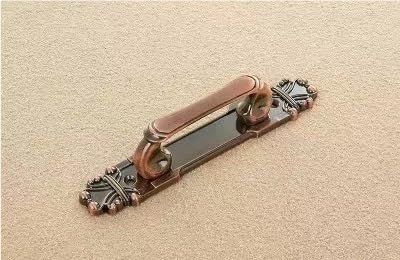 European Style Cabinet Drawer Handles - 2Pcs Metal Pulls for Sliding Doors, Cupboards & Furniture (Red) - Perfect for Kitchen Renovation, Wardrobe Upgrade & Home Decor Accessories