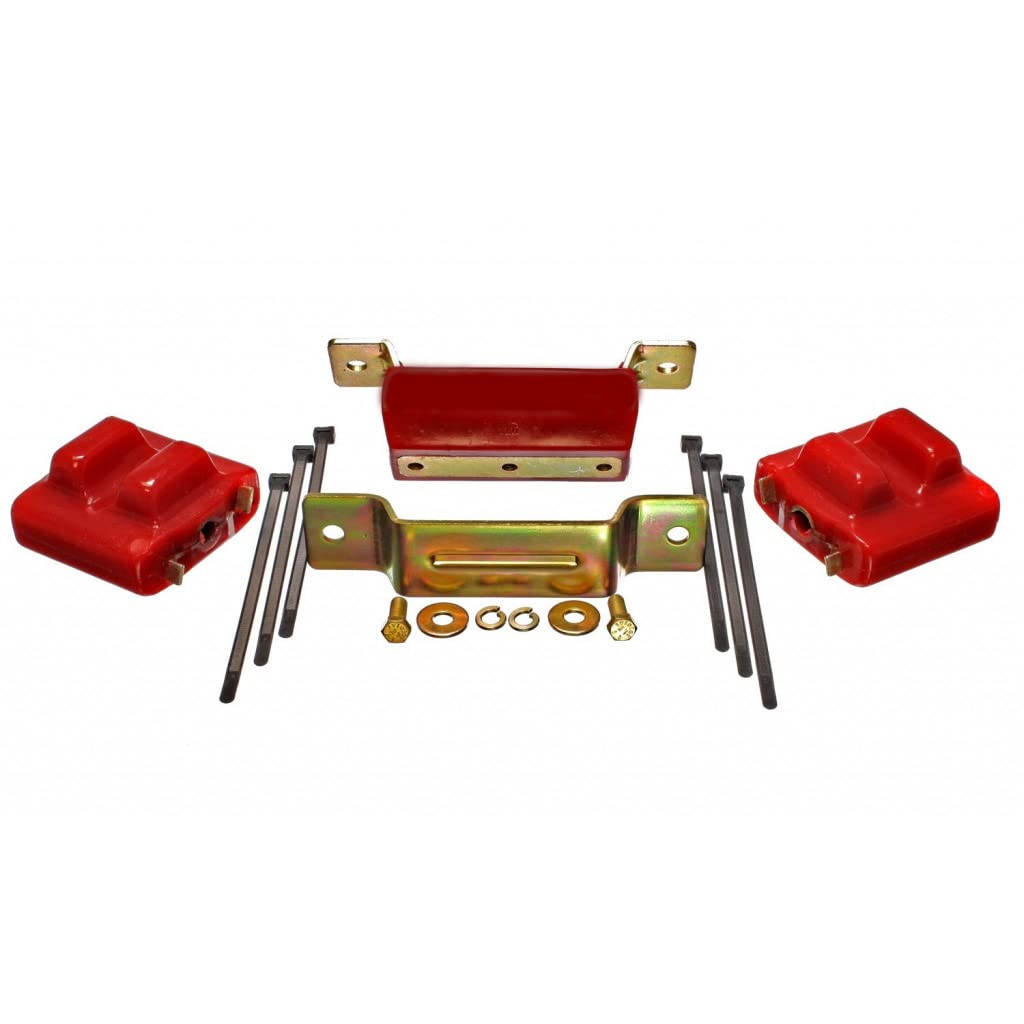 Energy Suspension Motor & Transmission Mounts for 1990 Chevy V2500 Suburban - Red (Part #3.1131R) | Heavy-Duty Performance Upgrade for Off-Road & Towing Applications