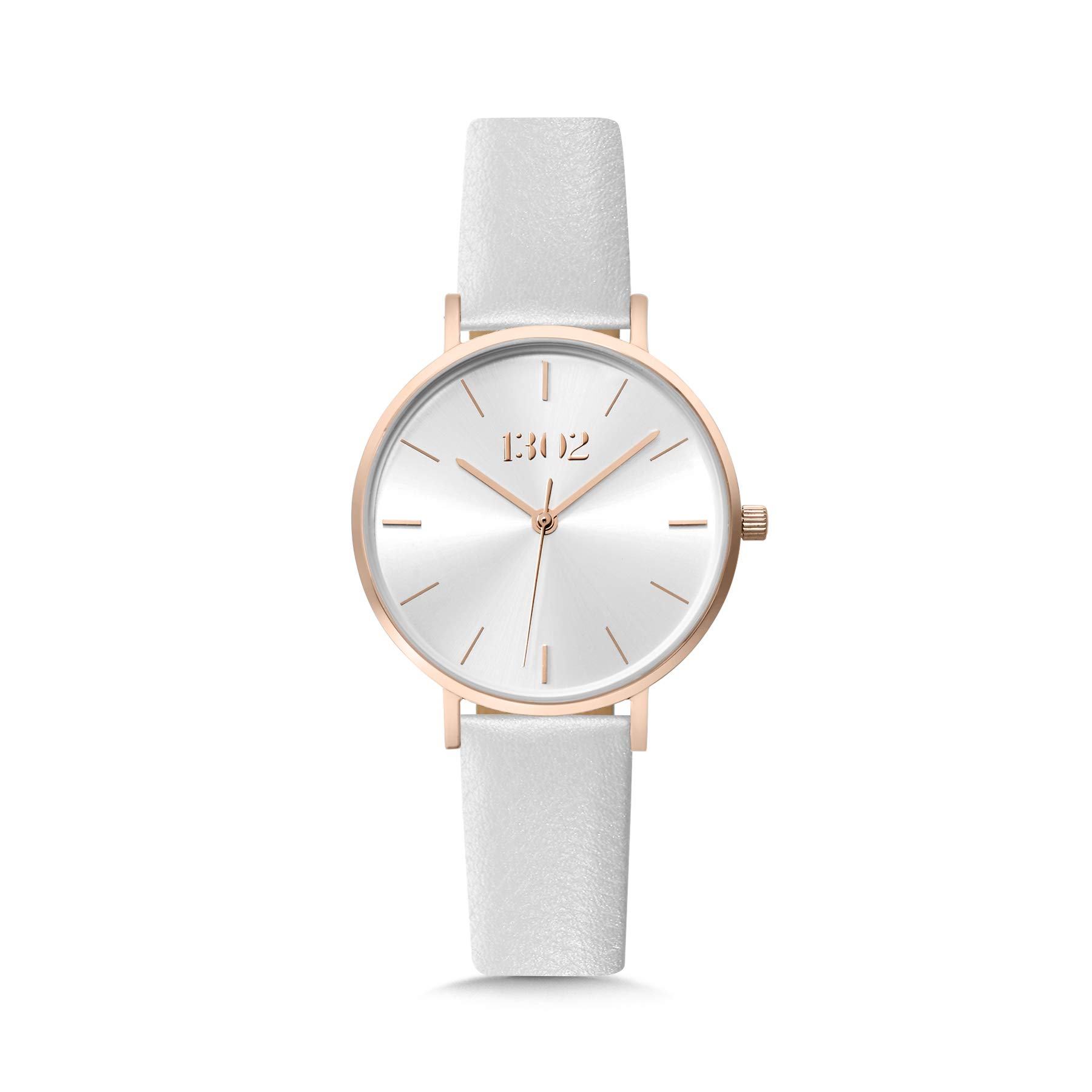 32MM Rose Gold Women's Watches with Sunray Dial & Interchangeable Strap - Elegant Ladies Wristwatch for Daily Wear, Office & Special Occasions