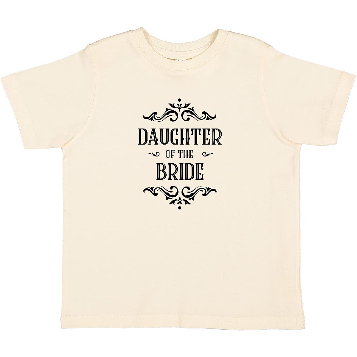 Inktastic Daughter of The Bride Toddler T-Shirt - Cute Flower Girl Outfit for Weddings & Special Occasions