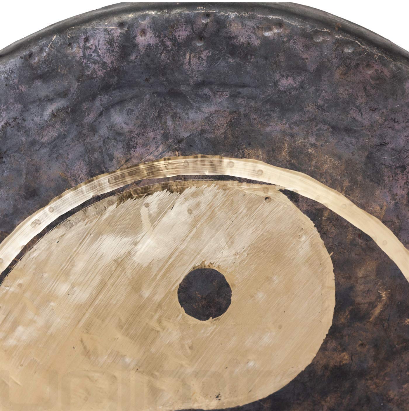 Handcrafted Bronze Taoist Moonlight Gong with Hanging Rope & Mallet - Spiritual Healing Instrument for Meditation, Yoga, Sound Therapy & Mindfulness Practice | Perfect for Home Meditation Spaces, Yoga Studios & Energy Healing Sessions