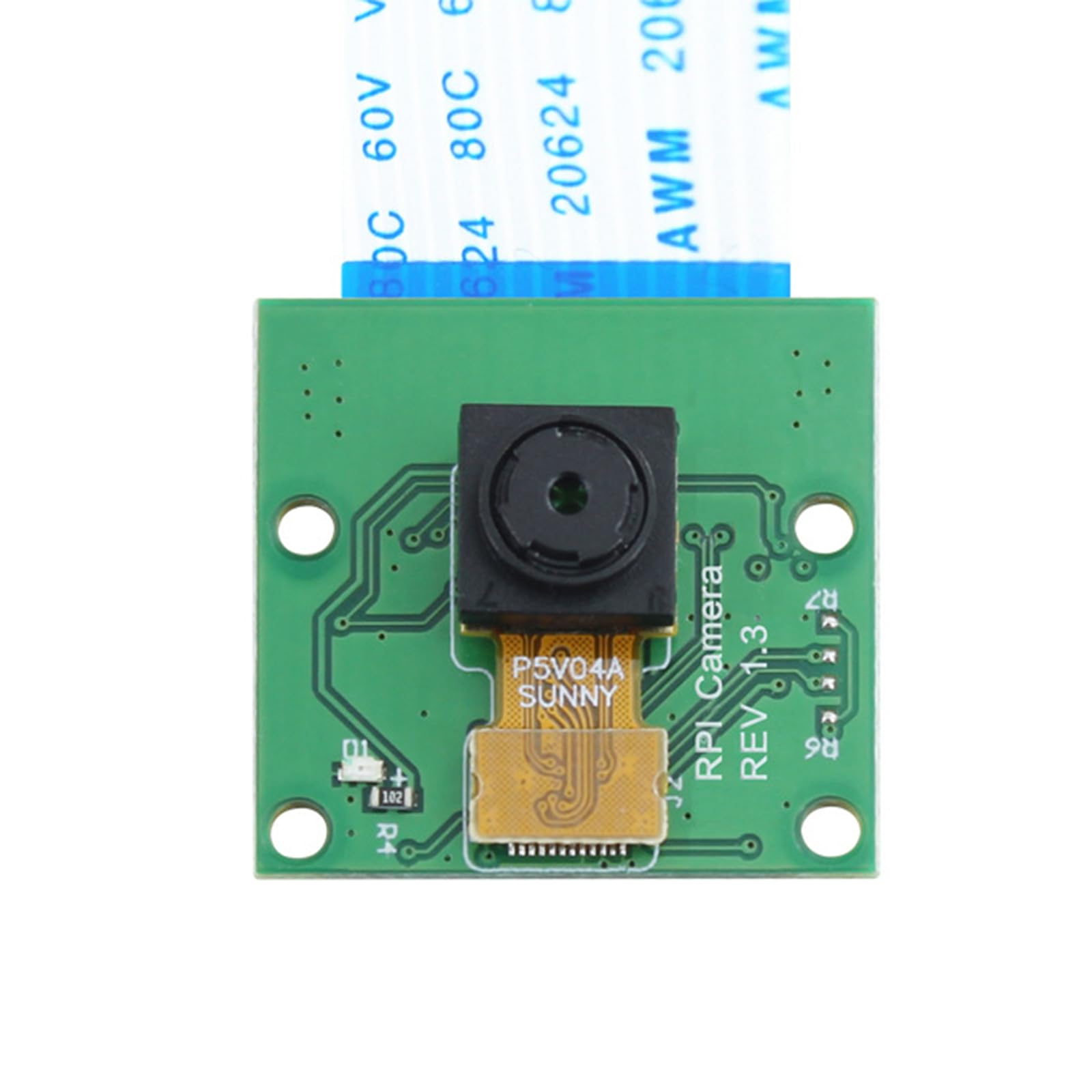 5MP Camera Module for Raspberry Pi 2/3/4/B+ with Cable - 1080p HD Webcam, 2592x1944 Resolution, 3.4mm Lens - Perfect for DIY Projects, Video Surveillance, and Live Streaming