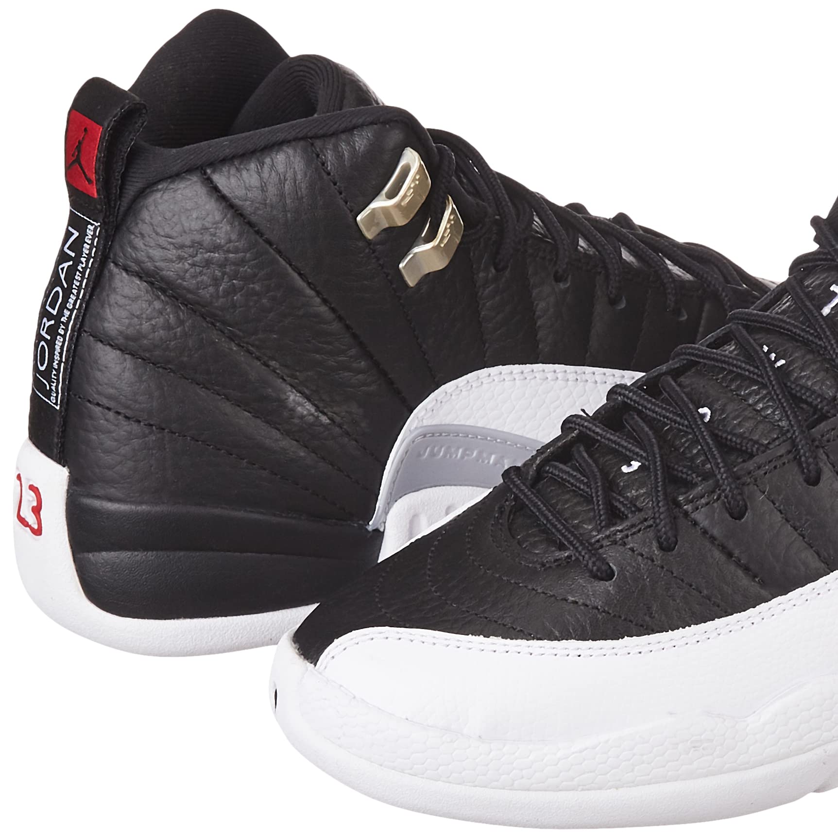 Jordan Youth Air 12 Retro GS 153265 006 Playoffs Basketball Shoes 2022 Edition - Size 4.5Y for Kids - Perfect for School, Sports & Casual Wear