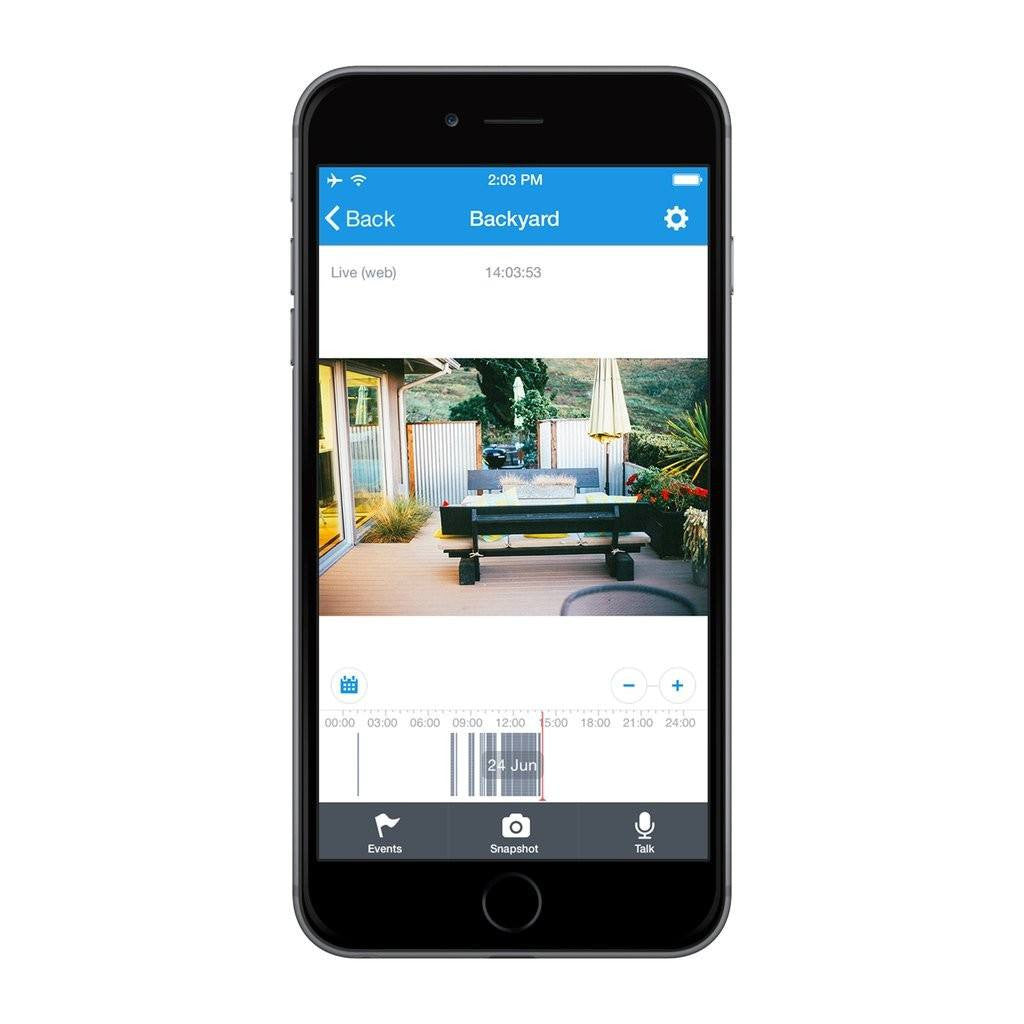 iVideon Powered Oco OPHWC 16US Indoor HD Security Camera - 1080p Night Vision, Motion Detection, Two-Way Audio for Home & Office Surveillance