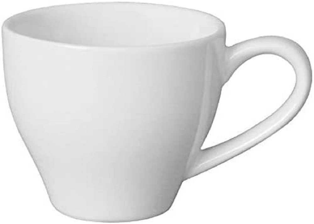 Premium White Porcelain Espresso Cups & Milk Jugs Set - 12pc (100ml/3.5oz) for Cafe, Home & Office Coffee Brewing - Durable Ceramic Coffee Cups for Latte, Cappuccino & Tea Serving