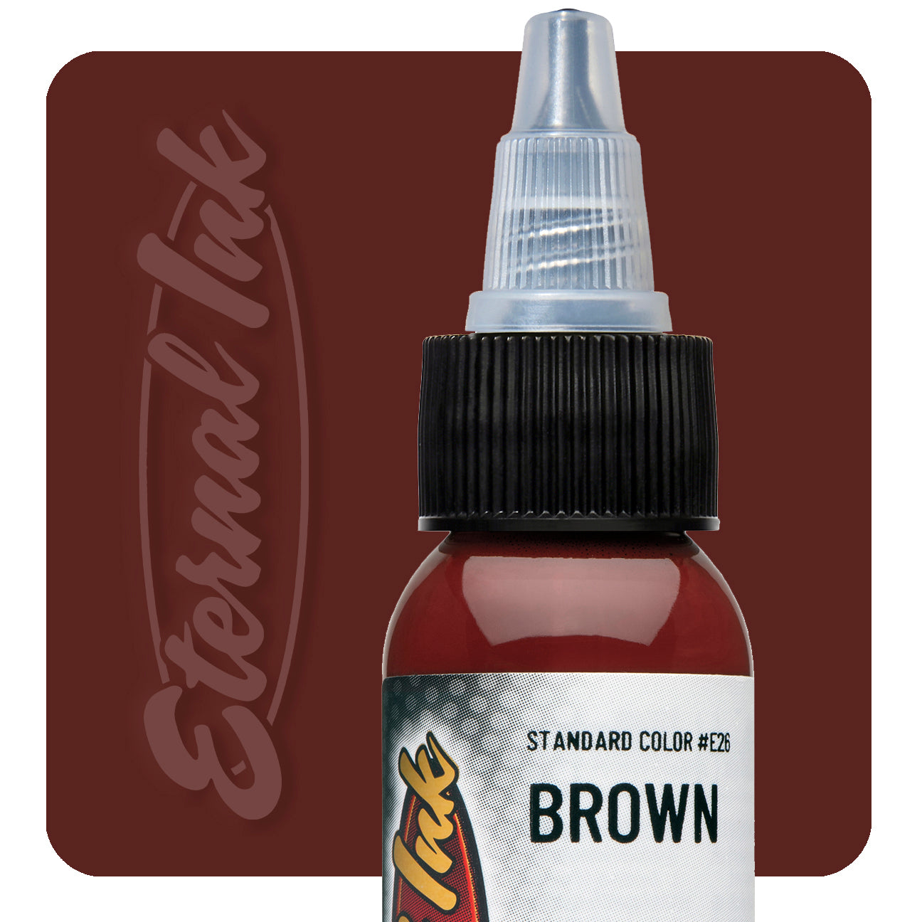 Eternal Brown Ink - Premium Waterproof Calligraphy Ink for Fountain Pens, Dip Pens & Art - Ideal for Writing, Drawing & Scrapbooking