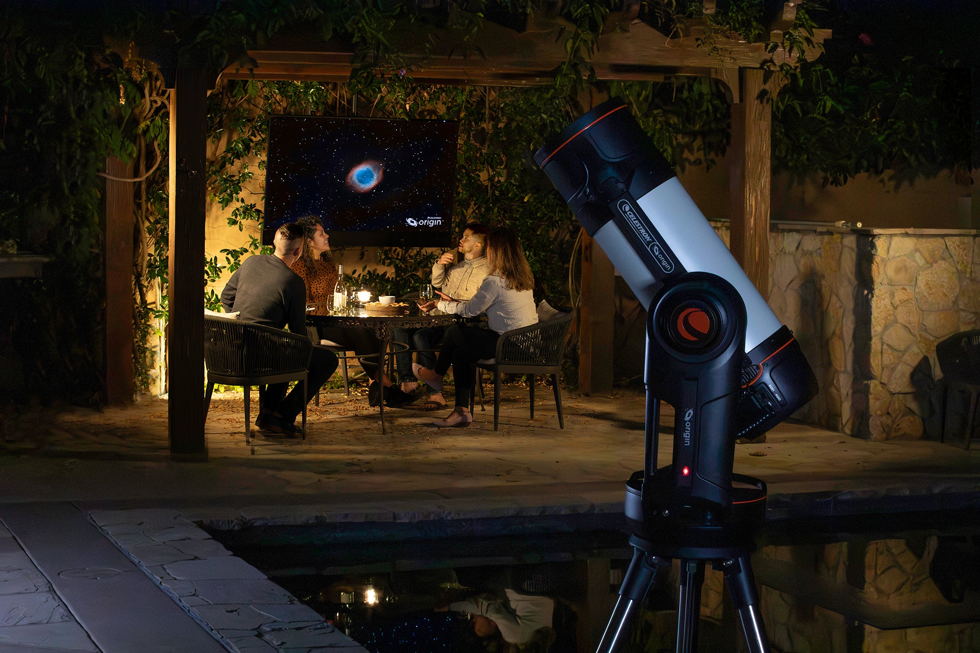 Refurbished Celestron Origin Smart Home Telescope for Stargazing & Astrophotography | Perfect for Backyard Astronomy & Night Sky Observation