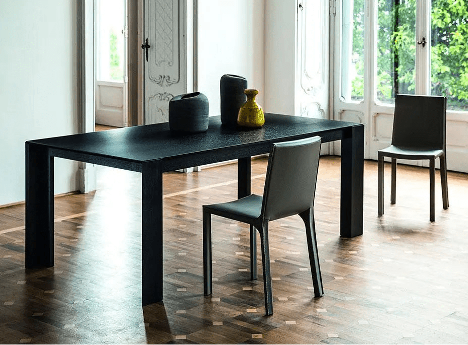 Bross Extendable Dining Table - Expandable Wooden Table for 6 to 10 People - Perfect for Family Gatherings & Dinner Parties