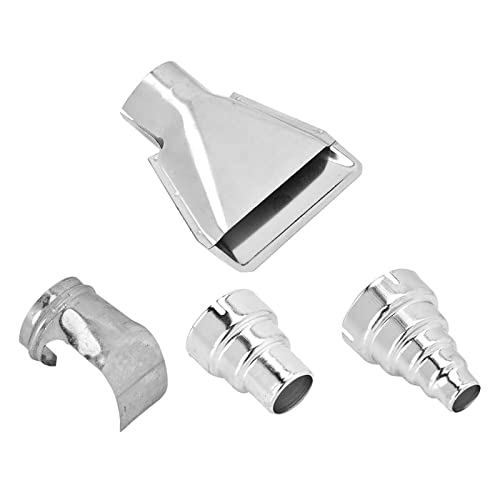 4Pcs Heat Air Nozzle Kit for Industrial Tools - Electric Heat Gun Accessories, Shrink Wrap Tips, Soldering Nozzles & Blower Mouth Attachments - Perfect for Shrink Wrapping, Soldering, and DIY Projects