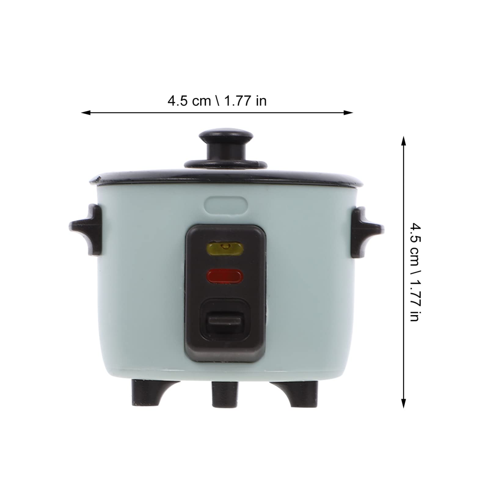 1:12 Scale Miniature Rice Cooker - Zerodeko Dollhouse Kitchen Accessories for Mini House & DIY Scenes | Perfect for Miniature Kitchen Decor, Doll Display, and Model House Decoration