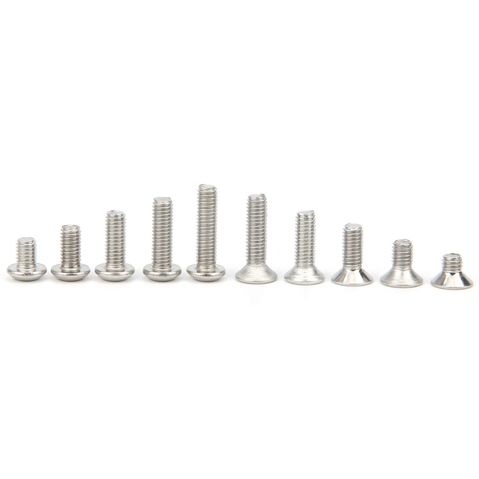 Stainless Steel Hex Head Screws & Button Head Screws - CICIGLOW Hex Screws for Home & Office Equipment - Durable Fasteners for Furniture Assembly, Machinery Repair, and DIY Projects