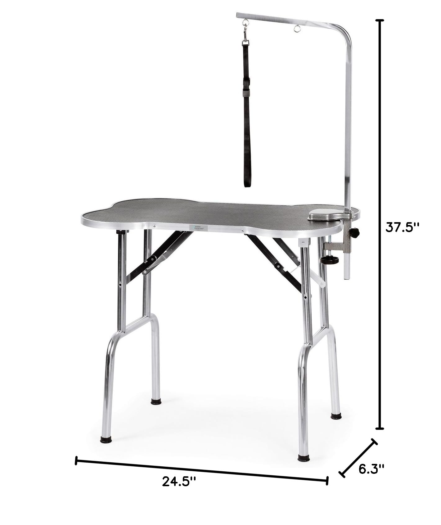36 Inch Black Bone Shaped Folding Table - Master Equipment for Outdoor Picnics, Camping & Tailgating Parties