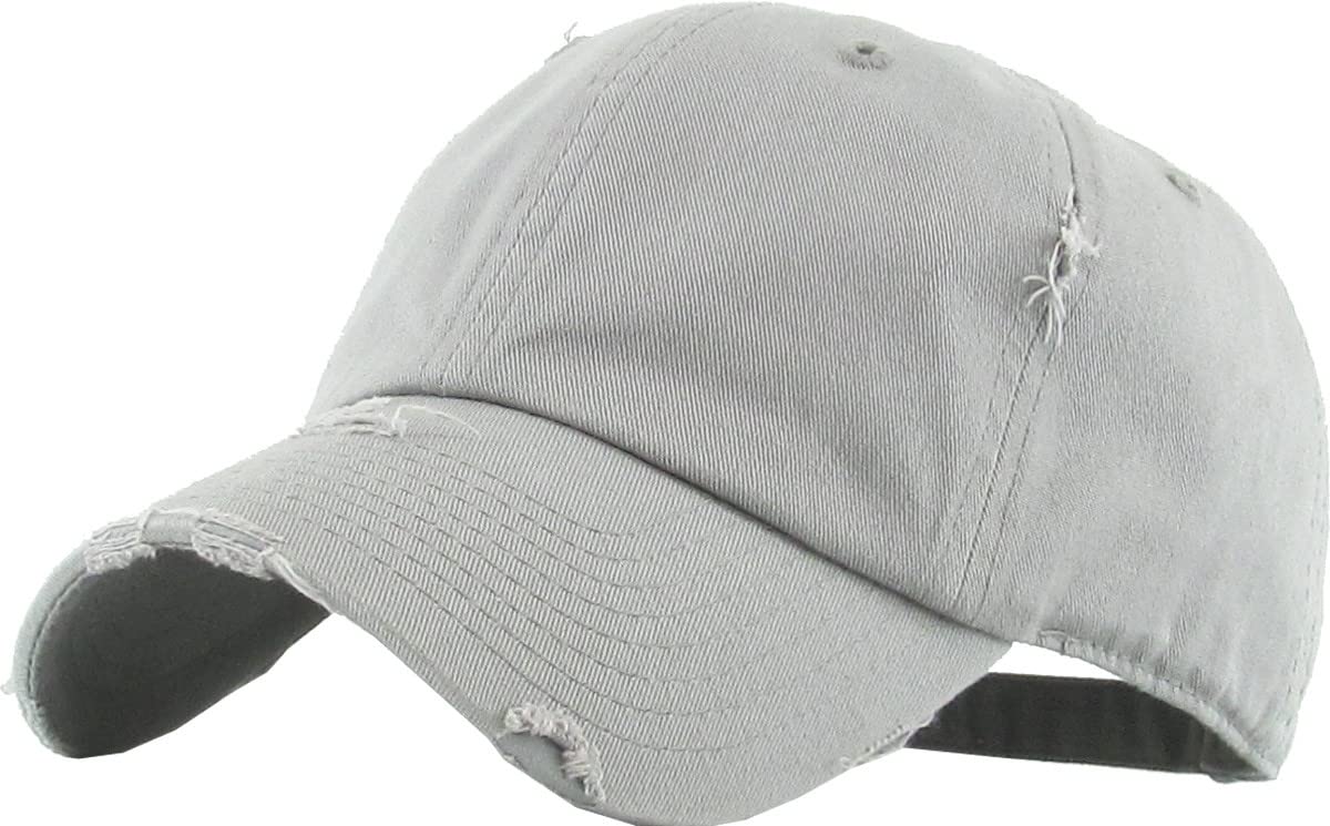 Distressed Baseball Cap KB4005 - Custom Embroidered & Monogram Hats for Men & Women - Perfect for Sports, Outdoor Activities & Fashion