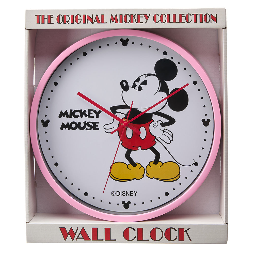 Disney Mickey Mouse Wall Clock - Battery Operated Silent Non-Ticking Decorative Clock for Kids Room, Kitchen, Office - Perfect Gift for Disney Fans