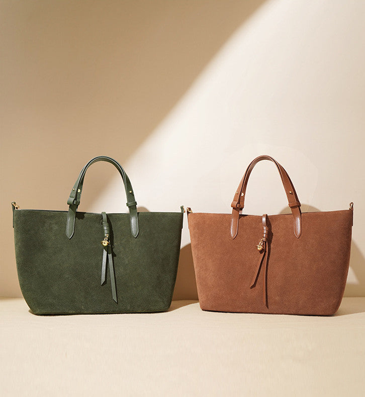 Stylish Women's Leather Tote Bag - Premium Handmade Genuine Leather Shoulder Bag for Work, Travel & Everyday Use