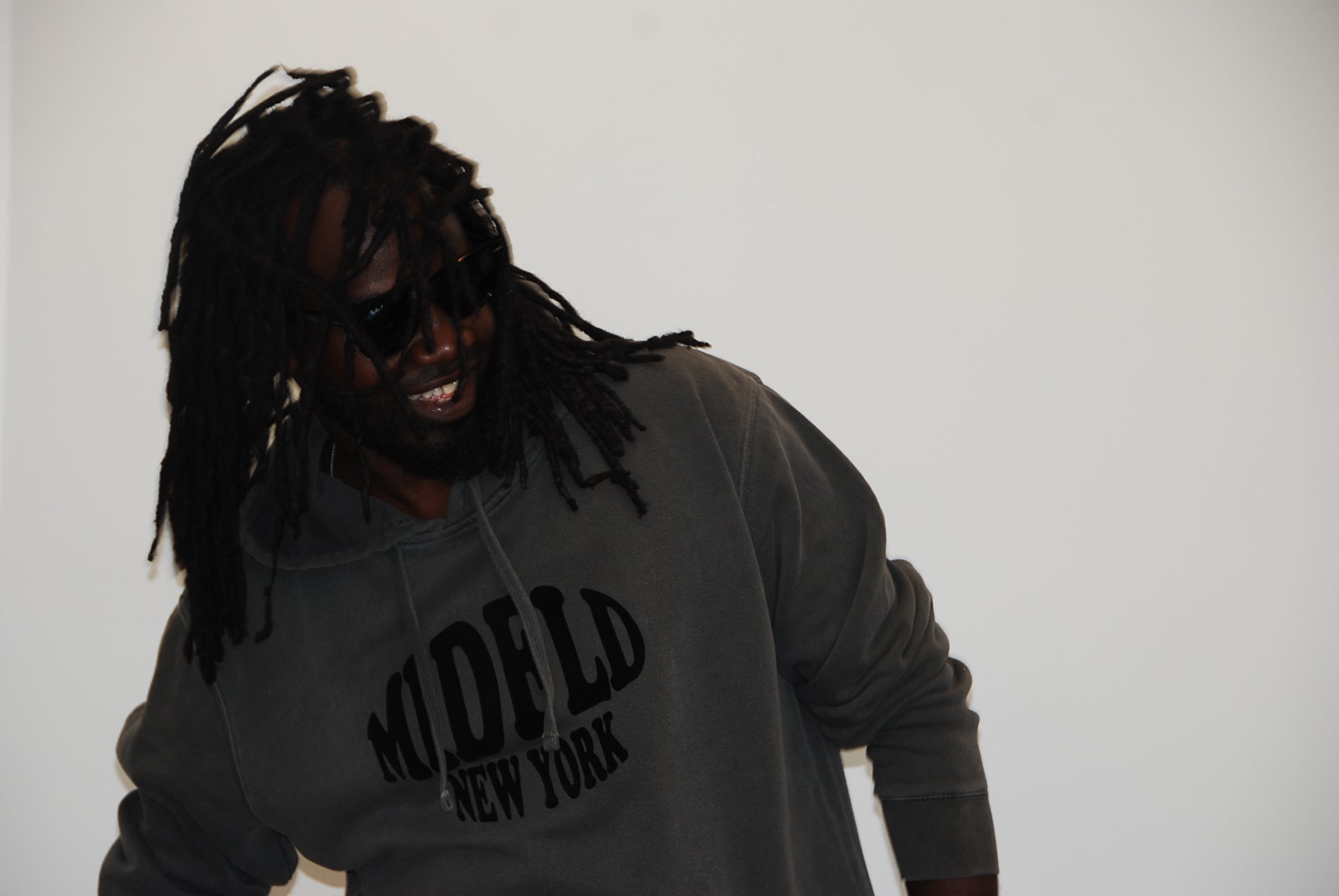 MIDFLD Fisheye Hoody - Black | Men's & Women's Streetwear Hoodie for Urban Fashion & Outdoor Activities