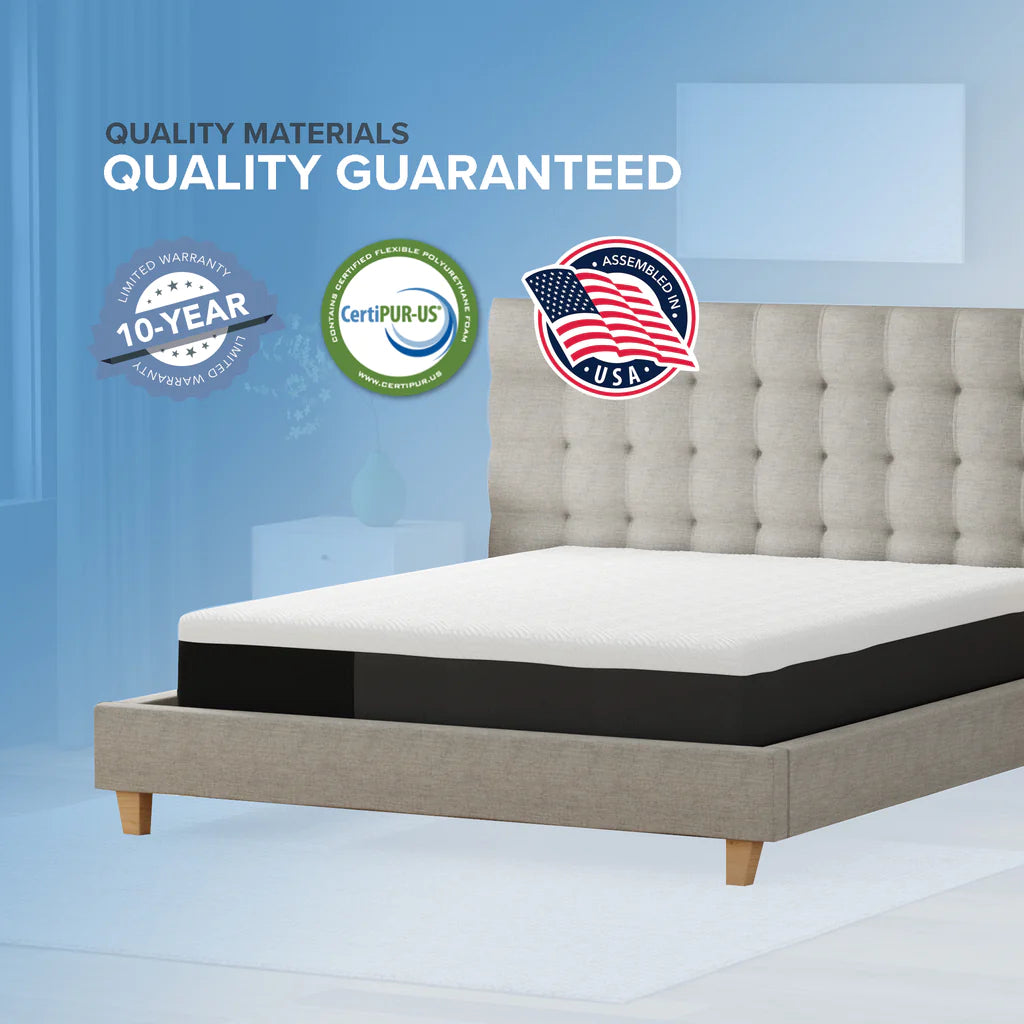 10 Pack zzZen Gel Cooling Pillow Inserts - Medium Size for Hot Sleepers, Neck Pain Relief & Pressure Relief - Perfect for Side, Back & Stomach Sleepers - Cooling Gel Memory Foam Pillow for Bed, Couch & Travel