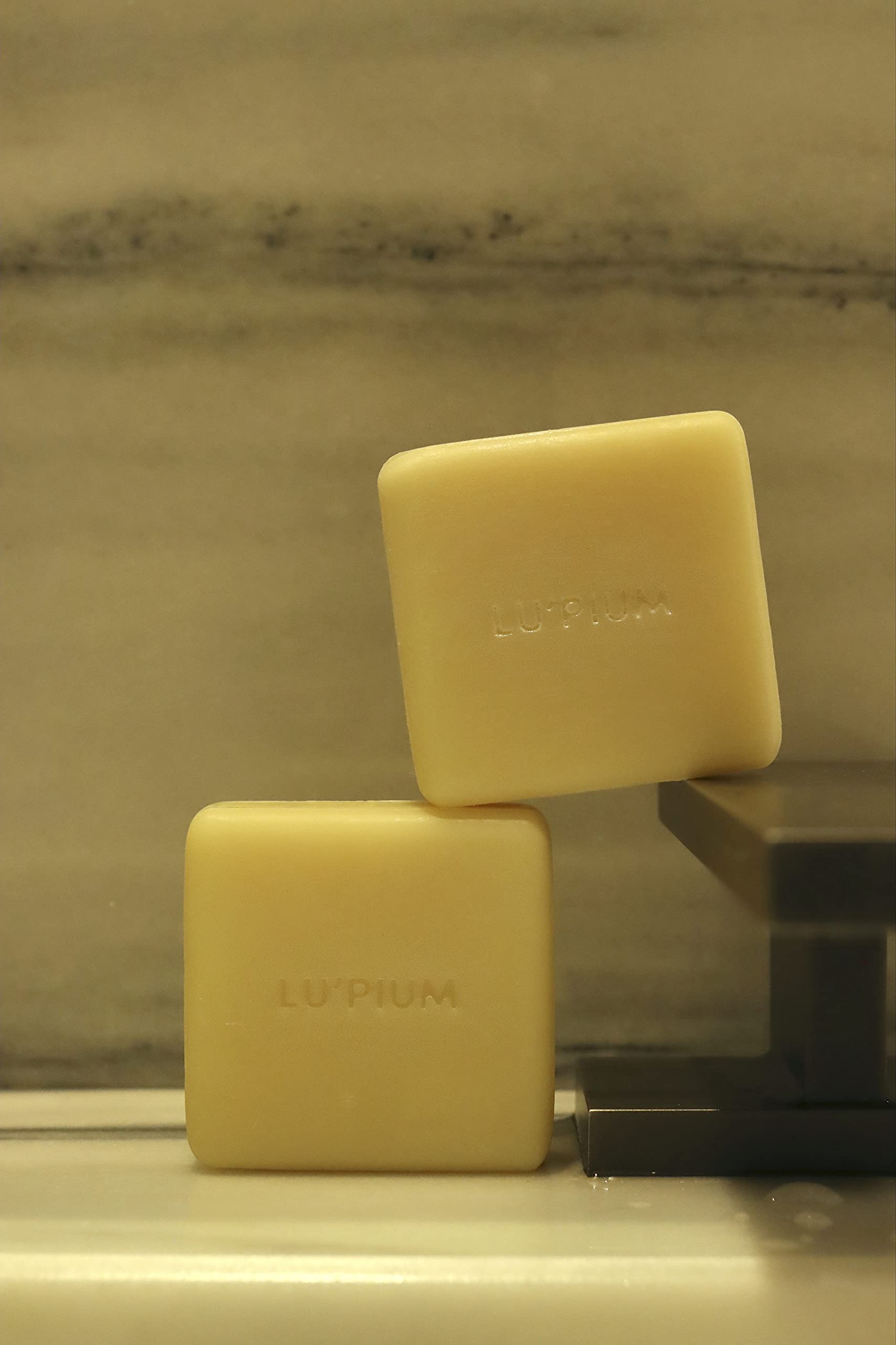 LU'PIUM Jojoba Multi Cleansing Soap 100g - Natural Face & Body Wash for Sensitive Skin | Gentle Exfoliating & Moisturizing Bar Soap | Perfect for Daily Skincare Routine & Travel
