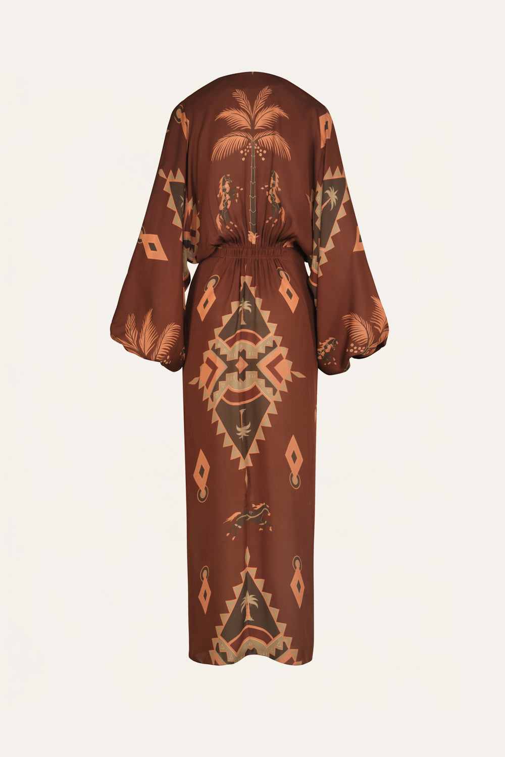 Elegant Brown Infinity Dress for Women - Perfect for Weddings, Parties & Special Occasions