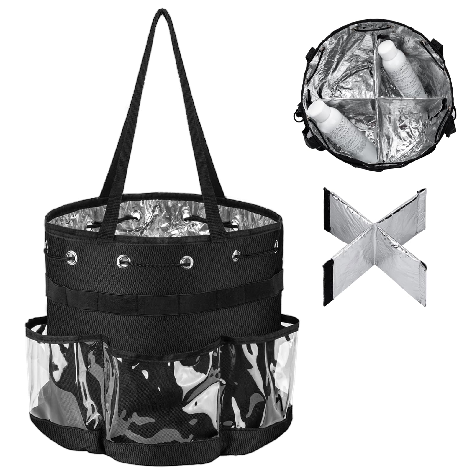 Noverlife Large Hairstylist Travel Bag - Heat Resistant Barber Carrying Case for Hair Tools & Cosmetics | Portable Salon Organizer for Hairstylists, Barbers & Makeup Artists | Perfect for Travel, Salon Storage & Professional Use