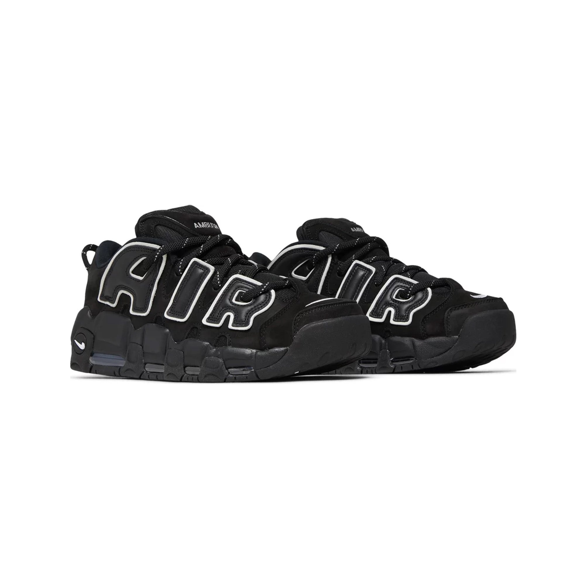 AMBUSH x Nike Air More Uptempo Low 'Black' 2023 - Retro Basketball Sneakers for Men | Streetwear Fashion & Casual Wear