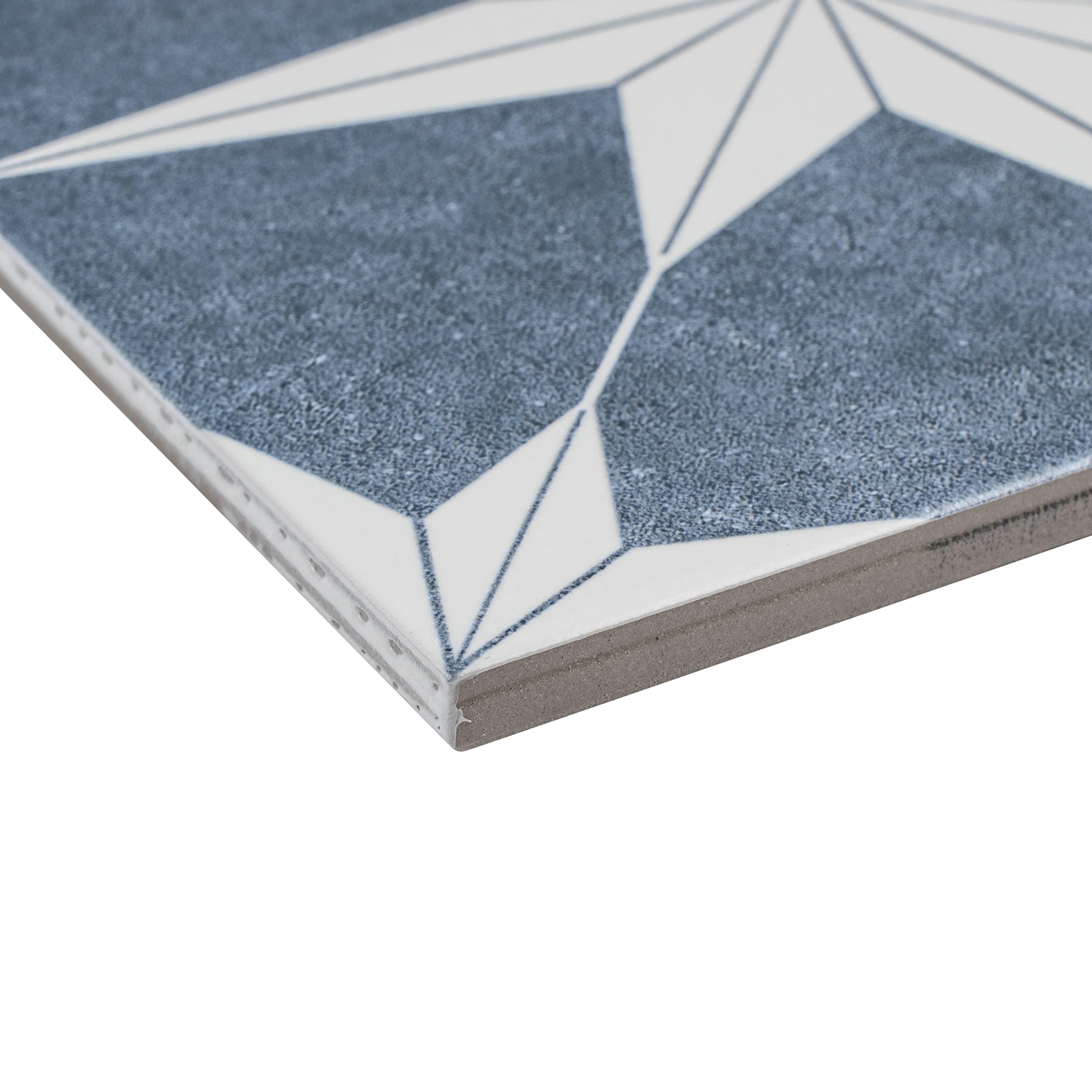 Merola Tile Stella Day 9.75x9.75 Inch Porcelain Floor and Wall Tile - Perfect for Bathroom, Kitchen Backsplash, and Shower Renovation