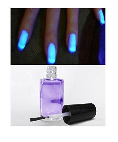 UV Reactive Neon Glow Nail Polish - Long Lasting UV Gel Nail Varnish for Blacklight & Party Nails - Perfect for Nightclubs, Raves & Glow in the Dark Events