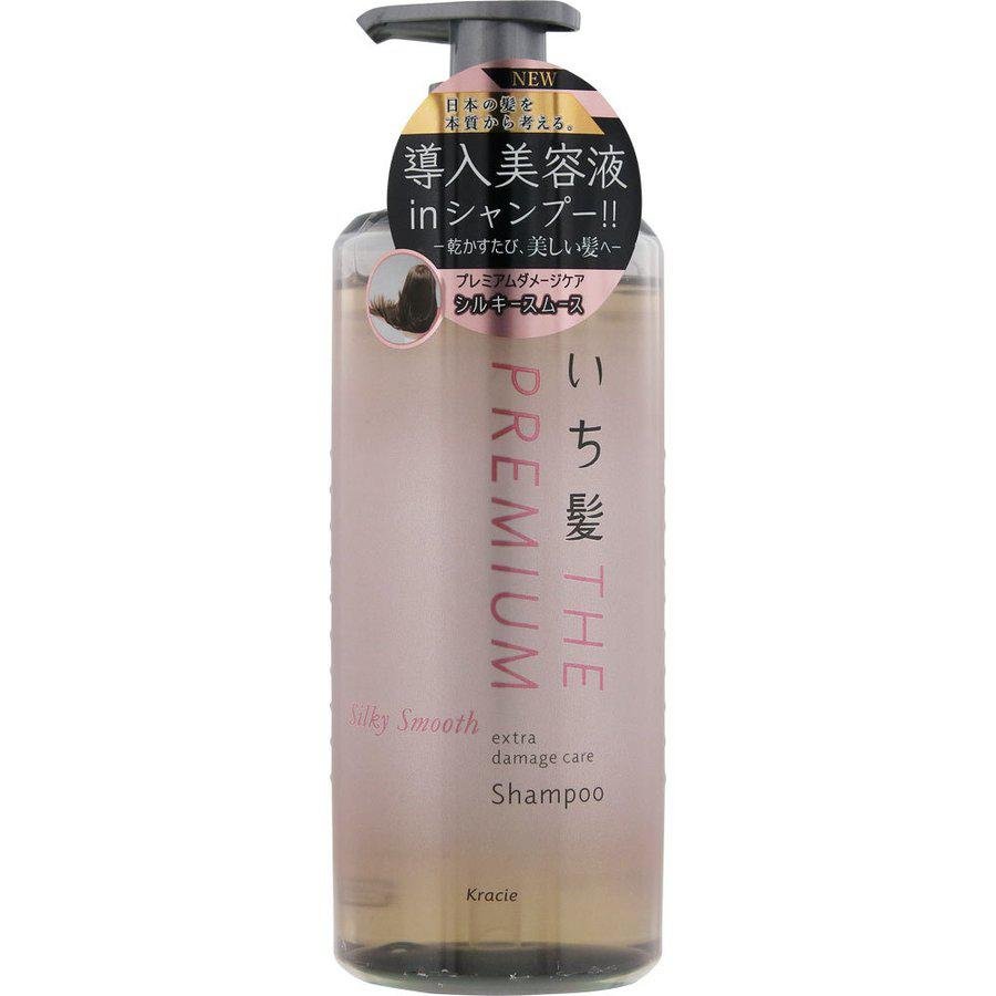 Premium Kracie Ichikami Silky Smooth Shampoo for Tangled Hair - 480ml Hydrating & Detangling Formula for Dry, Damaged Hair - Perfect for Daily Hair Care & Salon-Quality Results at Home