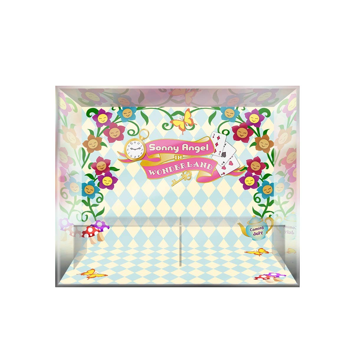 Sonny Angel Alice Series Doll with Display Ladder & Dust Cover - Perfect for Collectors, Shelf Decor, and Gift Giving