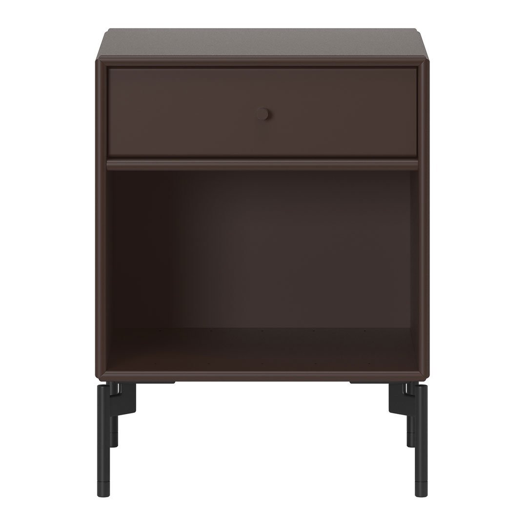 Modern Wooden Nightstand with Drawers and Legs - Stylish Bedside Table for Bedroom, Living Room, or Office - Perfect for Storage and Decor