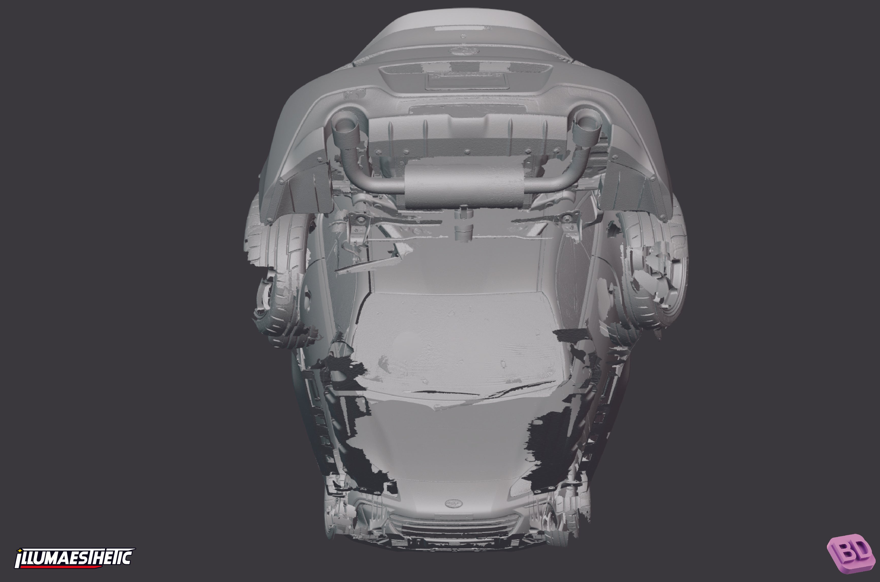 2022+ Subaru BRZ / Toyota GR86 (ZD8 / ZN8) 3D Scanned Car Model - Perfect for Racing Simulation, Automotive Design & Custom Modifications