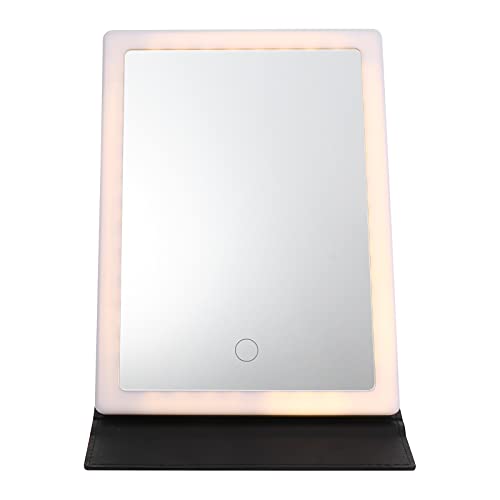FOMIYES LED Travel Makeup Mirror - Portable Folding Vanity Mirror with Lights for Women & Girls | Perfect for Home, Travel, and Dressing Table Use