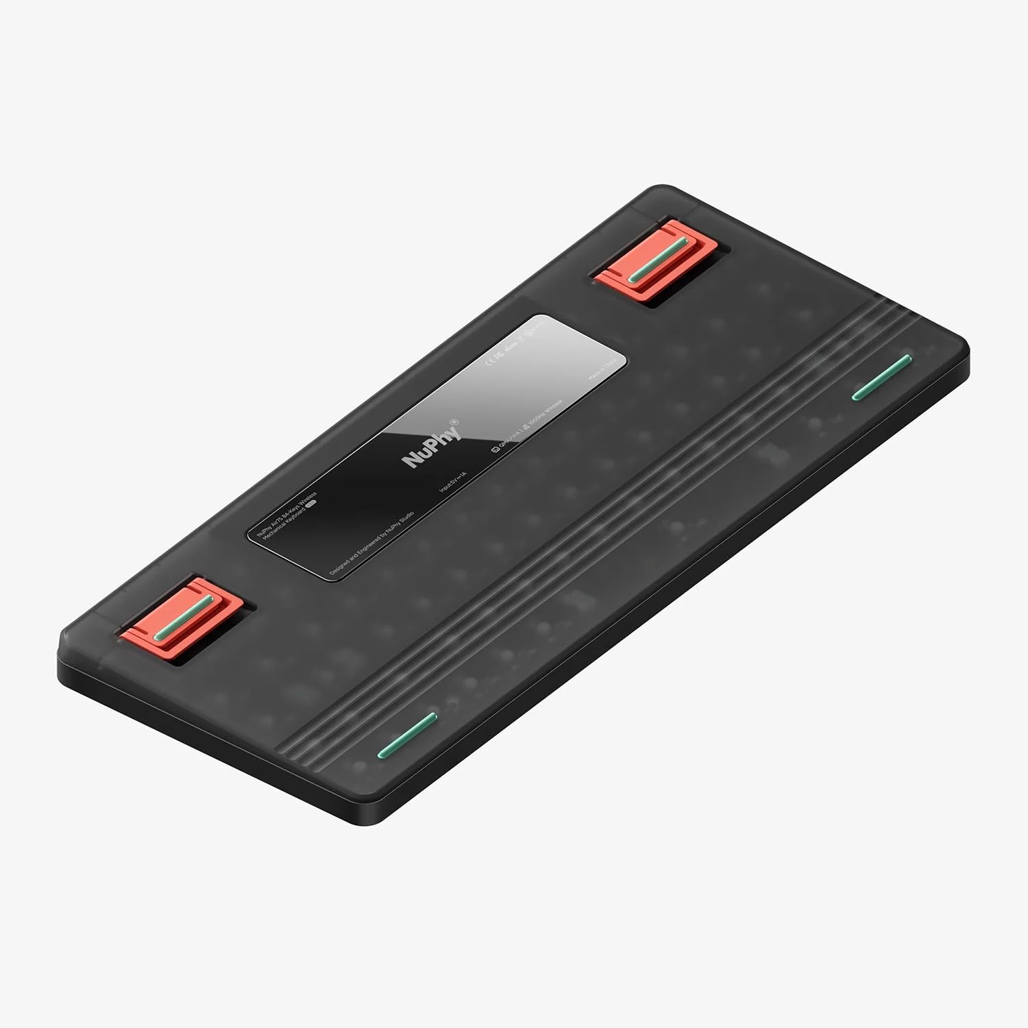 NuPhy Air75 V2 Wireless Mechanical Keyboard - 75% Low Profile RGB Backlit, Bluetooth/2.4G/USB-C Connectivity, Gateron Cowberry Switches, Compatible with Windows/Mac/Linux - Perfect for Office, Gaming & Travel
