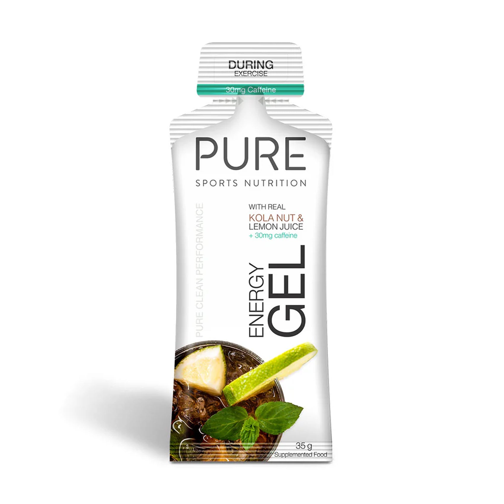 PURE Energy Gel 35g - Fast-Acting Sports Nutrition for Runners, Cyclists & Athletes - Boost Performance & Endurance During Workouts & Competitions