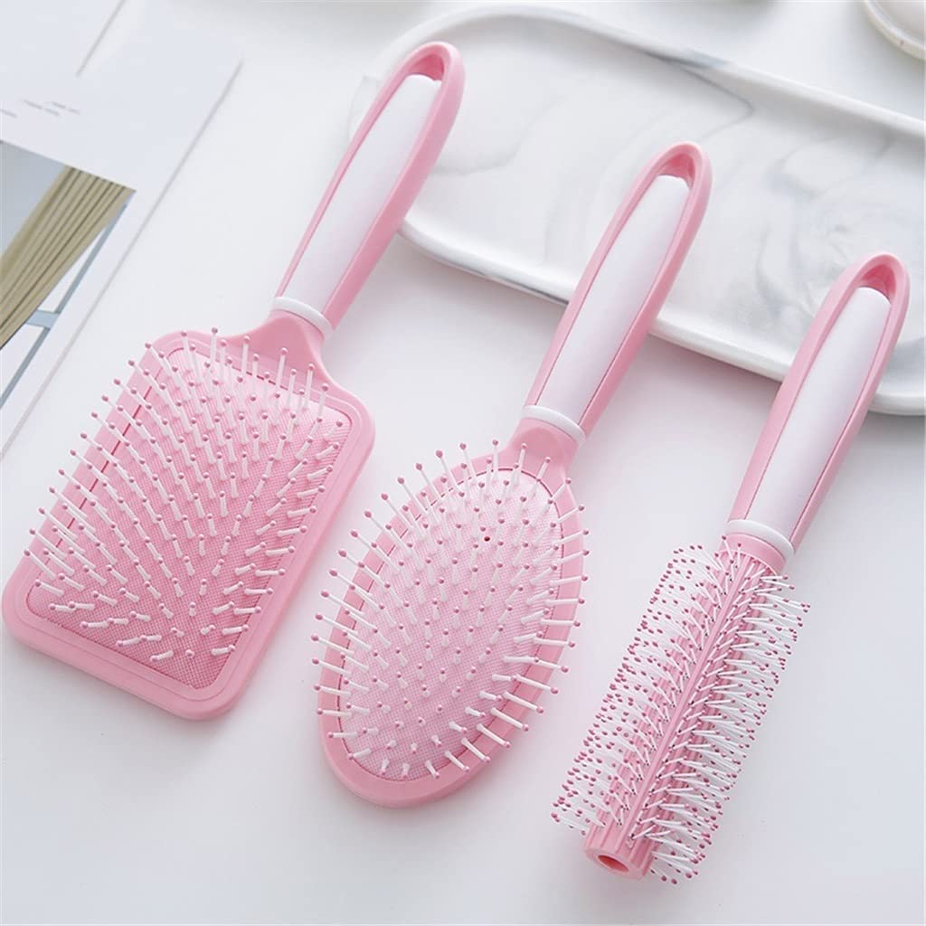 Jiaanu Air Cushion Scalp Massage Brush - Detangling Hair Brush for Women, Wet & Curly Hair Care, Styling Tool (Pink) | Perfect for Daily Hair Care, Salon Styling & Relaxing Scalp Massage