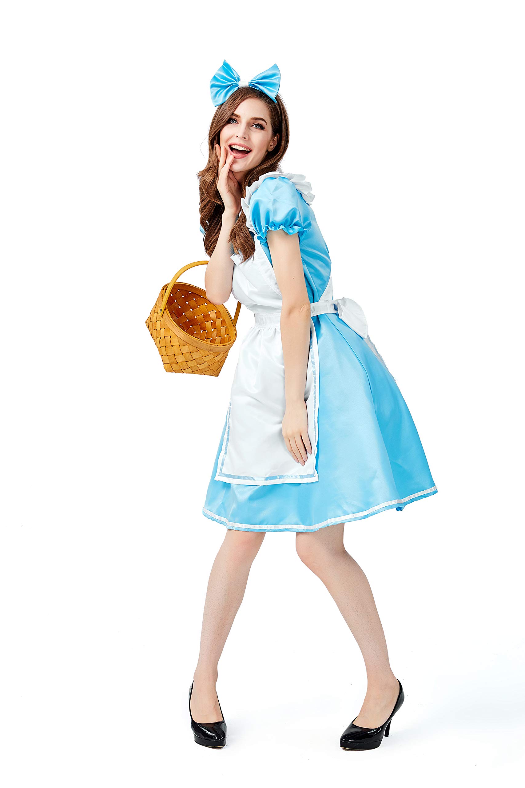 Farm Girl Costume for Halloween & Cosplay - Women's Dress & Stage Prop