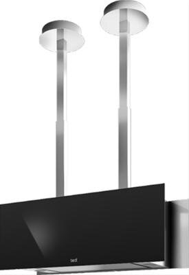 Best IC35I90B Range Hood - Stainless Steel & Black Glass Kitchen Vent Hood for Stove | Modern Over-the-Range Microwave Hood Combo for Home Cooking