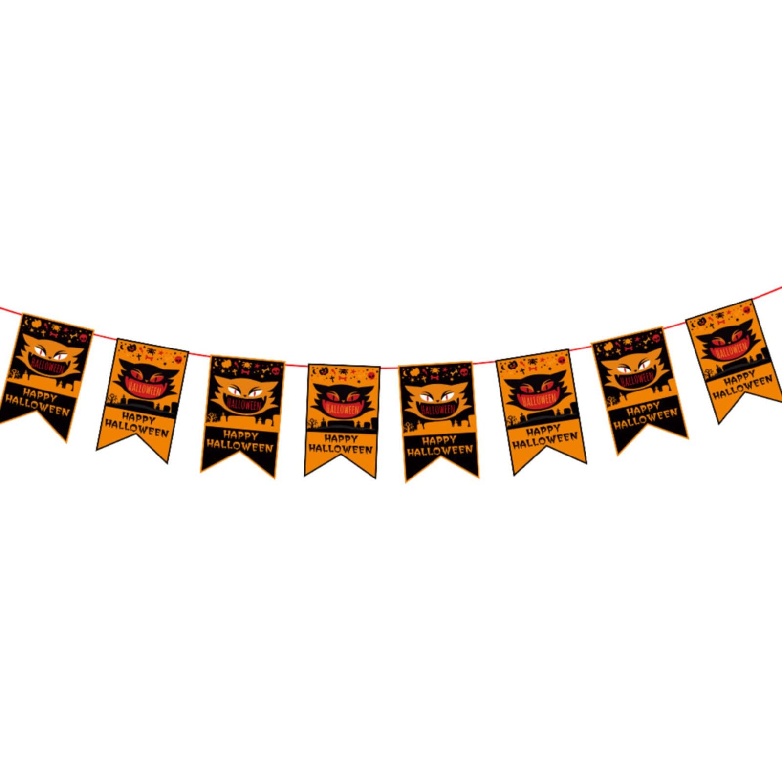1st Birthday Party Decorations - FABFEGU Balloon Pull Flags Banner for Boys, Baby Shower, Halloween & Celebration - Perfect for Birthday Parties, Baby Showers & Holiday Events