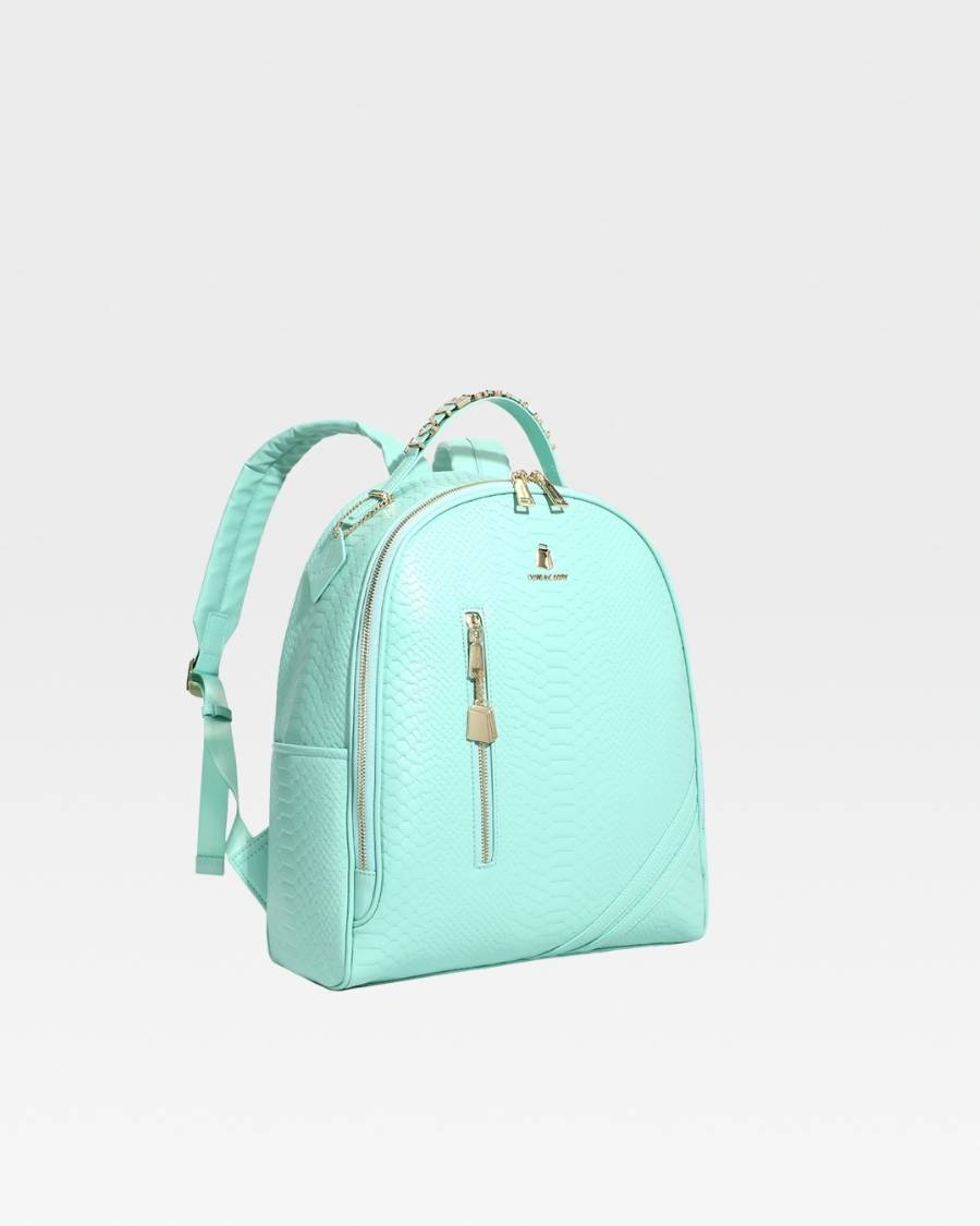 Apollo 1 BFF Backpack in Tiffany Blue - Stylish Waterproof College School Backpack for Women & Girls - Perfect for School, Travel, Work and Everyday Use