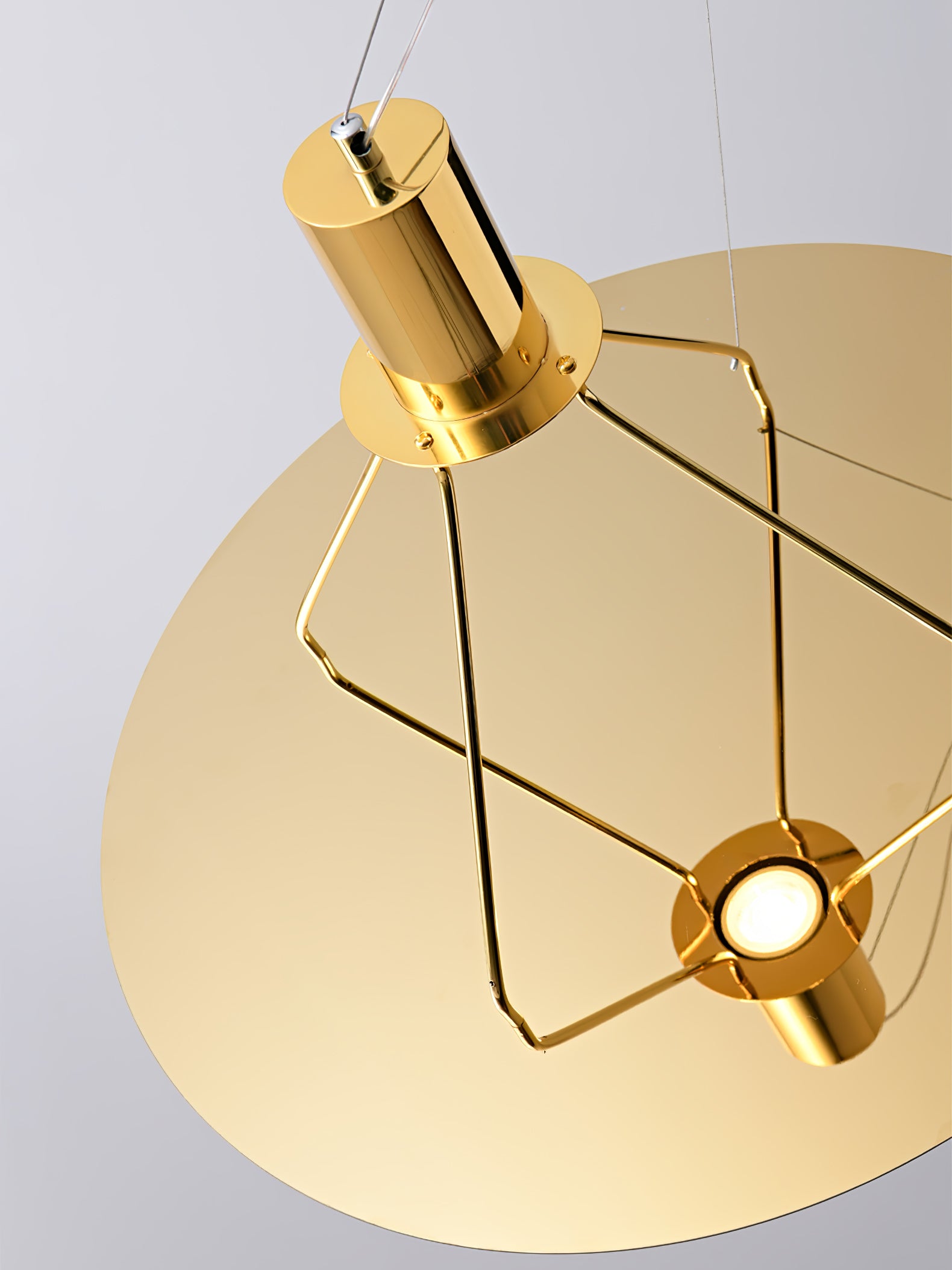 Amisol Modern Pendant Lamp - Stylish Hanging Light Fixture for Kitchen Island, Dining Room, Living Room & Bedroom Decor