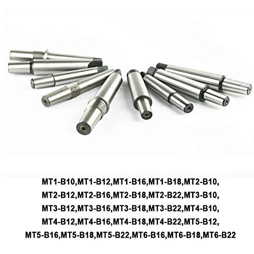 MT2-B10 Morse Taper Arbor - High Carbon Steel 45# Drill Chuck Adapter Sleeve for Lathe, Milling & Drilling Machines - Perfect for Metalworking, Woodworking & DIY Projects