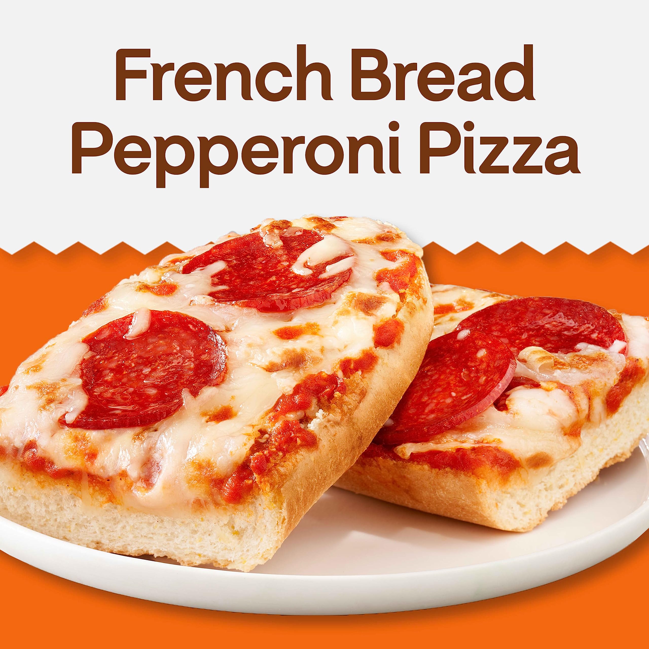 Lean Cuisine French Bread Pepperoni Pizza 5.25 oz (12 Pack) - Frozen Microwaveable Meal for Quick Lunches, Office Snacks & Busy Weeknights